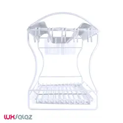 جا ظرفی سانا مدل کوچک دوطبقه | لوکس فلز