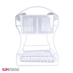 جا ظرفی سانا مدل کوچک دوطبقه | لوکس فلز