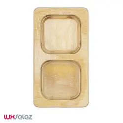 اردو خوری عروس نوین مدل چهارگوش دو خانه | لوکس فلز