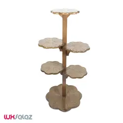 پایه قابلمه عروس نوین مدل گل | لوکس فلز