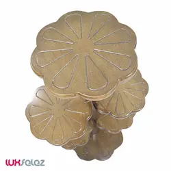 پایه قابلمه عروس نوین مدل گل | لوکس فلز