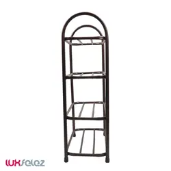 جاکفشی نوین صنعت مدل لوله ای 4 طبقه | لوکس فلز