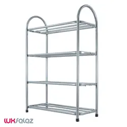 جاکفشی نوین صنعت مدل لوله ای 4 طبقه | لوکس فلز