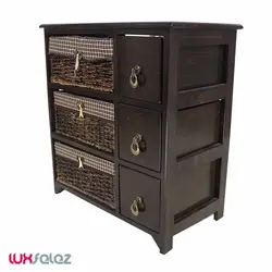 جا پیازی عروس نوین مدل سه طبقه سه کشویی | لوکس فلز