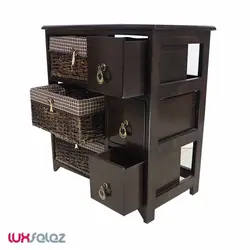 جا پیازی عروس نوین مدل سه طبقه سه کشویی | لوکس فلز