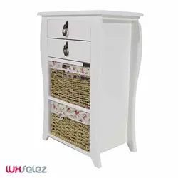 جا پیازی عروس نوین مدل دو طبقه منحنی دو کشویی | لوکس فلز