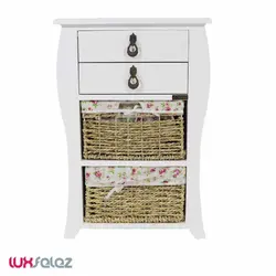 جا پیازی عروس نوین مدل دو طبقه منحنی دو کشویی | لوکس فلز