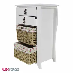 جا پیازی عروس نوین مدل دو طبقه منحنی دو کشویی | لوکس فلز