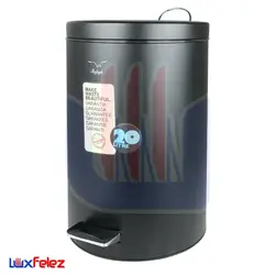 سطل پدال دار شفق مدل 20 لیتری | لوکس فلز