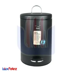 سطل پدال دار شفق مدل 12 لیتری | لوکس فلز