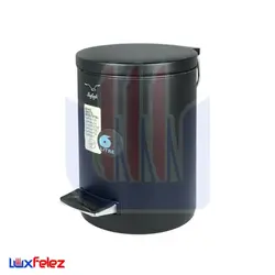 سطل پدال دار شفق مدل 6 لیتری | لوکس فلز