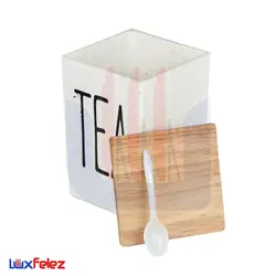 جا حبوبات هوفیلوس مدل چهار گوش | لوکس فلز