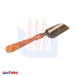 قاشق آجیل شنیا مدل دسته چوبی | لوکس فلز