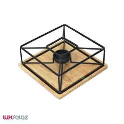 پایه وارمر سناتور مدل مربع لوکس | لوکس فلز