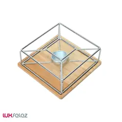 پایه وارمر سناتور مدل مربع لوکس | لوکس فلز