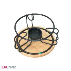 پایه وارمر سناتور مدل گرد لوکس | لوکس فلز