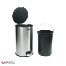 سطل پدال دار اطلس مدل هانیس 20 لیتری | لوکس فلز