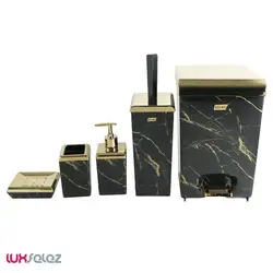 ست سرویس بهداشتی اطلس مدل 5 تکه زاگرس | لوکس فلز