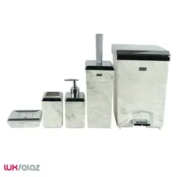 ست سرویس بهداشتی اطلس مدل 5 تکه زاگرس | لوکس فلز