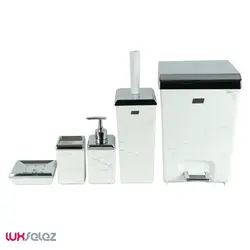 ست سرویس بهداشتی اطلس مدل 5 تکه زاگرس | لوکس فلز