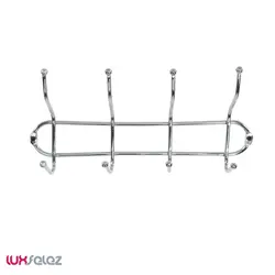 جا لباسی دکورال مدل دیوار کوب 4 شاخه | لوکس فلز