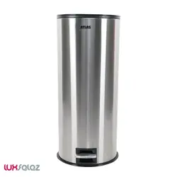 سطل پدال دار اطلس مدل هانیس 30 لیتری | لوکس فلز