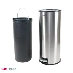 سطل پدال دار اطلس مدل هانیس 30 لیتری | لوکس فلز