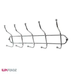 جا لباسی دکورال مدل دیوار کوب 5 شاخه | لوکس فلز