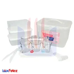 سرویس چای خوری تاپکو مدل مسافرتی 6 نفره | لوکس فلز