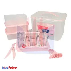 سرویس چای خوری تاپکو مدل مسافرتی 6 نفره | لوکس فلز