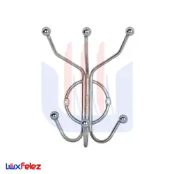 جا لباسی استارهوم مدل دیوار کوب 3 شاخه | لوکس فلز