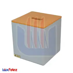 ست سطل و جعبه دستمال عروس نوین مدل اسپرت | لوکس فلز