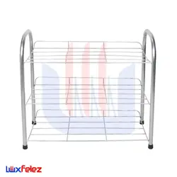 جاکفشی کادین مدل ایستا ۳ طبقه | لوکس فلز