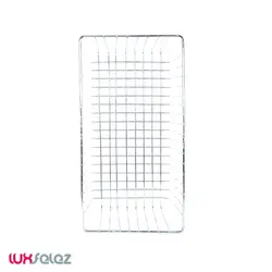 جا پیازی عروس نوین مدل پریا مستطیل دو طبقه نازک | لوکس فلز