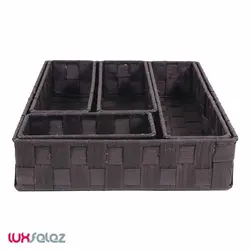 جا قاشقی سناتور مدل 5 خانه بافت متحرک | لوکس فلز