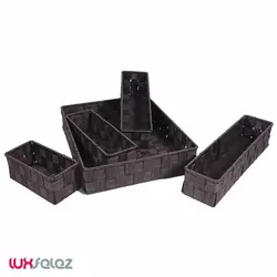 جا قاشقی سناتور مدل 5 خانه بافت متحرک | لوکس فلز