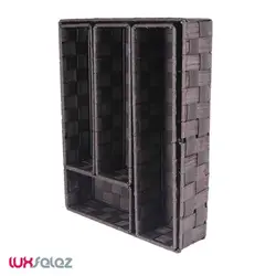 جا قاشقی سناتور مدل 5 خانه بافت متحرک | لوکس فلز