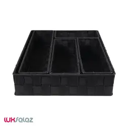 جا قاشقی سناتور مدل 5 خانه بافت متحرک | لوکس فلز