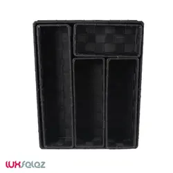 جا قاشقی سناتور مدل 5 خانه بافت متحرک | لوکس فلز