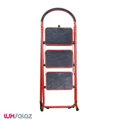 نردبان ایران پایه مدل دسته دار سه پله | لوکس فلز