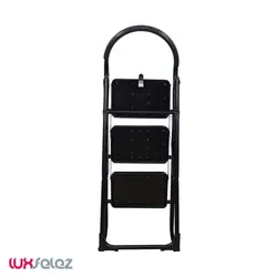 نردبان ایران پایه مدل دسته دار سه پله | لوکس فلز