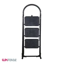 نردبان ایران پایه مدل دسته دار سه پله | لوکس فلز