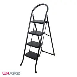 نردبان ایران پایه مدل دسته دار چهار پله | لوکس فلز