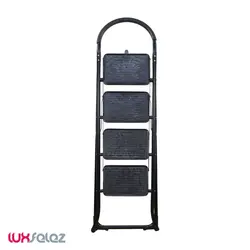 نردبان ایران پایه مدل دسته دار چهار پله | لوکس فلز