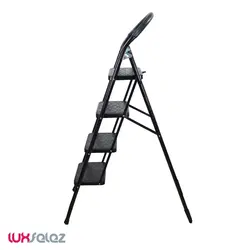 نردبان ایران پایه مدل دسته دار چهار پله | لوکس فلز