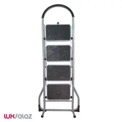 نردبان ایران پایه مدل دسته دار چهار پله | لوکس فلز