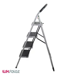 نردبان ایران پایه مدل دسته دار چهار پله | لوکس فلز