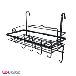 جا لوازم حمام و موادشوینده پرشیا مدل درب آویز | لوکس فلز