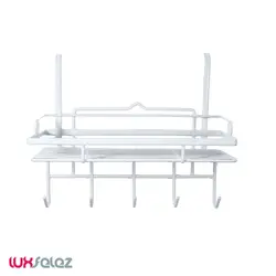 جا لوازم حمام و موادشوینده پرشیا مدل درب آویز | لوکس فلز