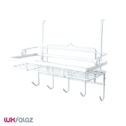 جا لوازم حمام و موادشوینده پرشیا مدل درب آویز | لوکس فلز